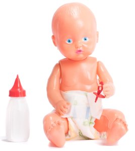 Bebote Mediano De Plastico C/ Mamadera